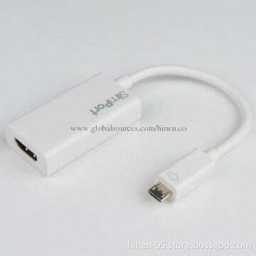 SlimPort to HDMI Adapter, Connect Your Notebook and Mobile Phone, Supports HDCP 1.3